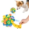 Rainbow Felt Snuffle Ball - Interactive Puzzle Feeder Dog Toy | Interactive Pet Toy for Dogs