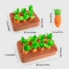Dog Pulling Radish Snuffle Mat - Interactive Food - Searching Plush Toy | Interactive Pet Toy for Dogs