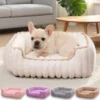 cn-11134207-820l4-me6uk5a8fsw7c9.webp Large Dog Bed Cat Bed Plush Soft Comfortable Pet Bed Square Warm Cat Sofa Non - slip Bottom Dog Sofa | Comfortable Pet Bed for Dogs & Cats