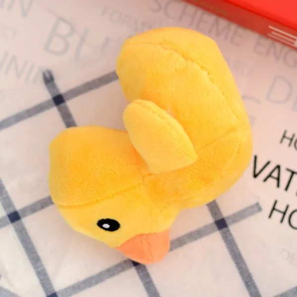 Cute Yellow Duck Squeaky Dog Toy | Interactive Pet Toy for Dogs