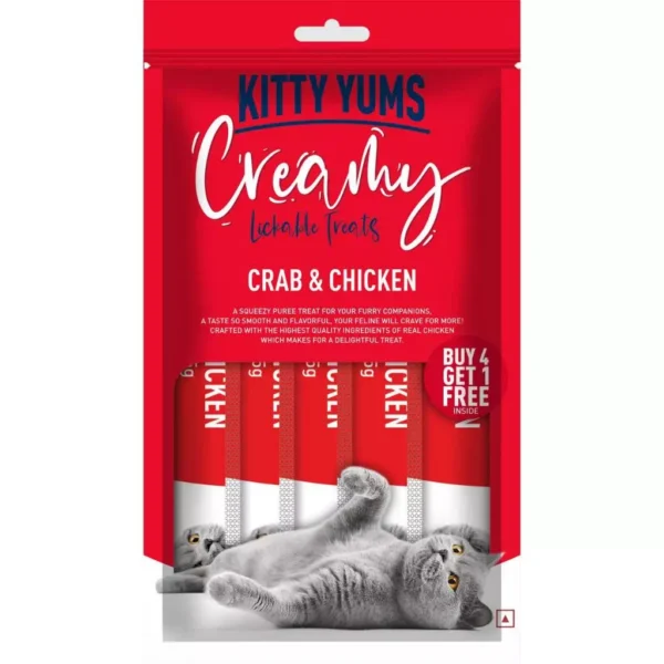 Kitty Yums Cat Creamy Treats | Pet Food & Treats for Cats