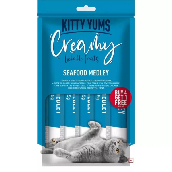 Kitty Yums Cat Creamy Treats | Pet Food & Treats for Cats