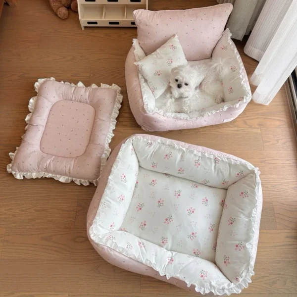 my-11134207-820la-mnktdrdyllvs4b.webp Cotton Pet Bed, Soft & Washable All - Season Pet Sleeping Mat for Dogs & Cats | Comfortable Pet Bed for Dogs & Cats