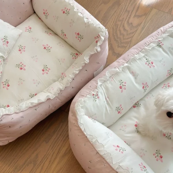 my-11134207-820lc-mnktdrp73rba06.webp Cotton Pet Bed, Soft & Washable All - Season Pet Sleeping Mat for Dogs & Cats | Comfortable Pet Bed for Dogs & Cats