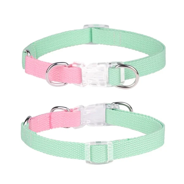 Pet Adjustable Collar & Leash Set - Small & Medium Dogs | Adjustable Pet Walking & Outdoor Gear for Dogs