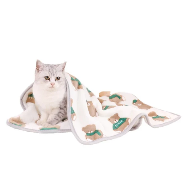 sg-11134201-23030-ni9y6nxyjeova4.webp Pet Four Seasons Soft Blanket Bed Dog Kennel Dog Bed Mat Cat Bed Mat Warm Flannel Blanket Cushion | Comfortable Pet Bed for Dogs & Cats