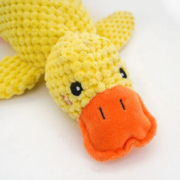 Gaga Duck Plush Dog Toy - Squeaky Quacking Chew Toy | Interactive Pet Toy for Dogs