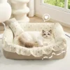 Pillow Cat Bed Sofa Removable Washable Soft Mattress Small Dog Bed Pet Supplies | Comfortable Pet Bed for Dogs & Cats
