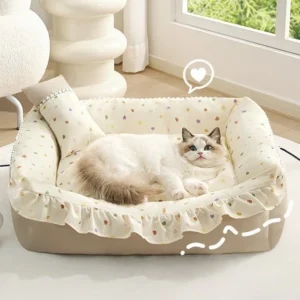 sg-11134201-7rdw3-mbopa36pf3mi7e.webp Pillow Cat Bed Sofa Removable Washable Soft Mattress Small Dog Bed Pet Supplies | Comfortable Pet Bed for Dogs & Cats