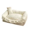Pillow Cat Bed Sofa Removable Washable Soft Mattress Small Dog Bed Pet Supplies | Comfortable Pet Bed for Dogs & Cats