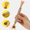 sg-11134201-7rdx0-m04eemjdcbwpb4.webp Cat Chew Stick - Natural Teeth Cleaning Silvervine & Hemp Rope Toy (21cm) | Interactive Pet Toy for Cats