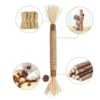 sg-11134201-7rdyo-m1gujlknc61q74.webp Cat Chew Stick - Natural Teeth Cleaning Silvervine & Hemp Rope Toy (21cm) | Interactive Pet Toy for Cats