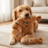 sg-11134201-820m0-mnbtbu5b37k03c.webp MIQUEL Squeaky Dog Toy Plush Sausage Toy | Interactive Pet Toy for Dogs