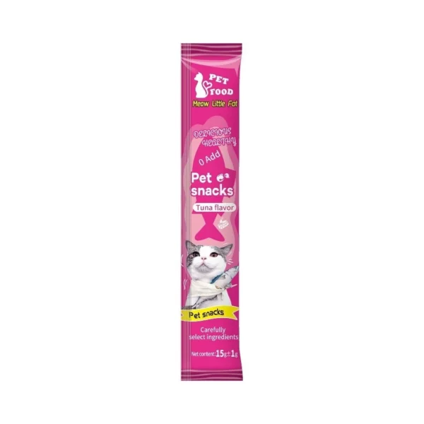 15g Salmon Tuna Mixed Flavor Cat Sticks Nutritious Wet Food Snacks All Stage Kitten Adult Cat Treats | Pet Food & Treats for Cats