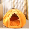 sg-11134201-824h9-me6nrhkmdfyeae.webp Pumpkin Cat Nest Closed Cat Nest Anti Dirty Sleep Mat Pet Nest Removable Warm Cute Perkara Kucing | Comfortable Pet Bed for Cats