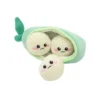 Dog Toys Entertainment - Edamame Plush Squeaky Toy | Interactive Pet Toy for Dogs