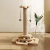 4 - in - 1 Cat Scratching Post with Interactive Toys | Interactive Pet Toy for Cats