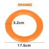 1pc Orange Dog Flying Disc - EVA Interactive Training Ring Puller | Interactive Pet Toy for Dogs