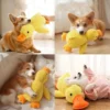 Gaga Duck Plush Dog Toy - Squeaky Quacking Chew Toy | Interactive Pet Toy for Dogs