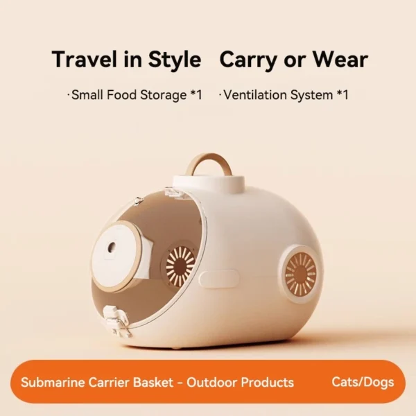 Cat Large Capacity Carrier Backpack | Pet Daily Care Essential for Cats