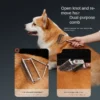 Self - Cleaning Slicker Brush with Dematting Comb for Dogs & Cats | Pet Grooming & Care Supplies for Dogs & Cats