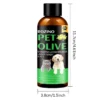 100ml Olive - Based Pet Shampoo & Conditioner for Dogs & Cats | Pet Grooming & Care Supplies for Dogs & Cats