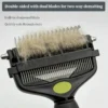 3 - in - 1 Undercoat Rake & Grooming Brush for Dogs & Cats | Pet Grooming & Care Supplies for Dogs & Cats
