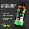 100ml Olive - Based Pet Shampoo & Conditioner for Dogs & Cats | Pet Grooming & Care Supplies for Dogs & Cats