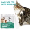 Pet Finger Wipes for Eye & Ear Care - Dogs & Cats | Pet Grooming & Care Supplies for Dogs & Cats