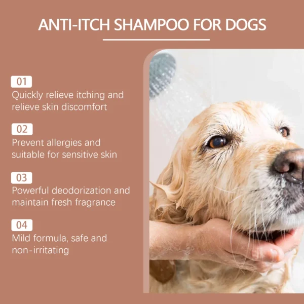 100ml pH - Balanced Dog Shampoo & Conditioner for Sensitive Skin | Pet Grooming & Care Supplies for Dogs