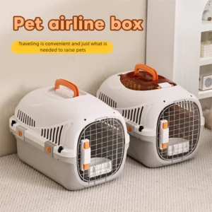 Portable Pet Transport Air Box | Breathable Travel Carrier