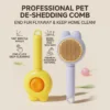 cn-11134207-820l4-mn57biu3cpom27.webp Press-to-Remove Loose Hair Pet Massage Comb | Grooming Tool