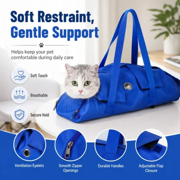 Foldable Scratch-Resistant Pet Carrier Bag | Portable Travel Bag