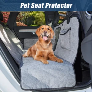 Detachable Waterproof Pet Car Rear Seat Mat | Protective Seat Cover