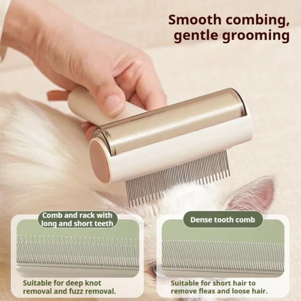 [Random Color] 3-in-1 Multifunctional Pet Grooming Comb Set | Hair Care