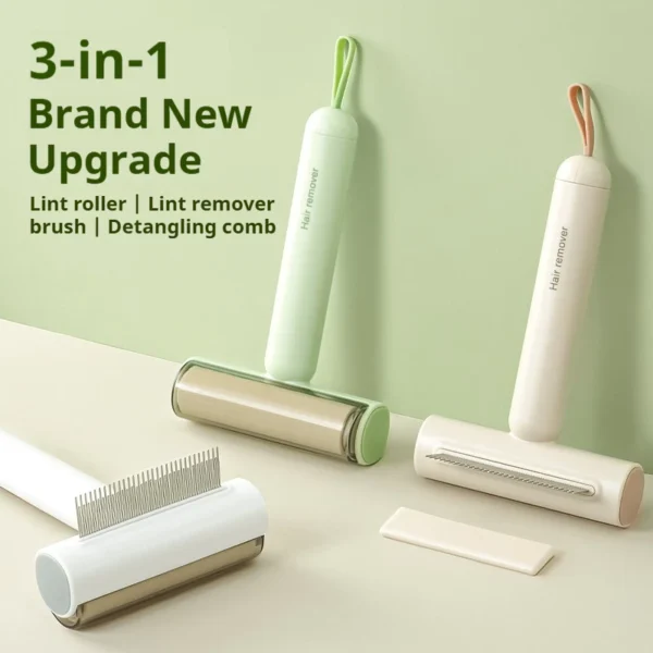 [Random Color] 3-in-1 Multifunctional Pet Grooming Comb Set | Hair Care