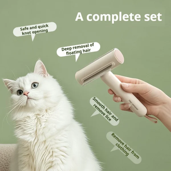 [Random Color] 3-in-1 Multifunctional Pet Grooming Comb Set | Hair Care